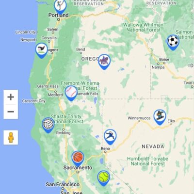 Team Directory Sample Map